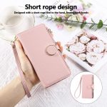 Round Buckle Zipper Wallet Leather Phone Case with Crossbody Strap, For iPhone 15, For iPhone 14 Plus, For iPhone 14, For iPhone 14 Pro – Bild 7