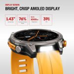 Zeblaze Stratos 4 Rugged Outdoor GPS Smart Watch 1.43 inch Screen 5 ATM & IP69K – Bild 5