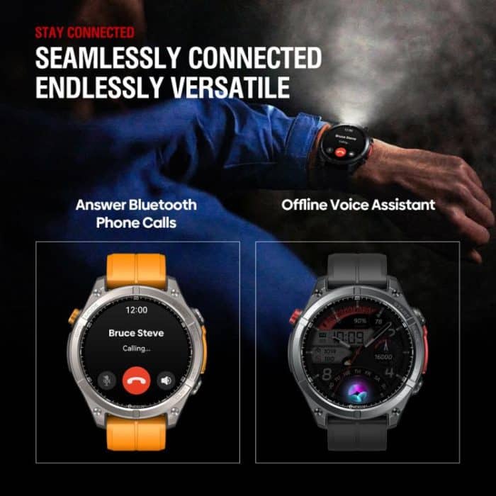 Zeblaze Stratos 4 Rugged Outdoor GPS Smart Watch 1.43 inch Screen 5 ATM & IP69K – Bild 10