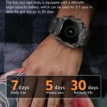 HT34 1.75 inch IPS Screen 3ATM Outdoor Sports BT Smart Watch – Bild 13