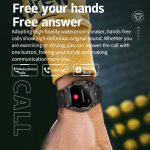 HT34 1.75 inch IPS Screen 3ATM Outdoor Sports BT Smart Watch – Bild 8