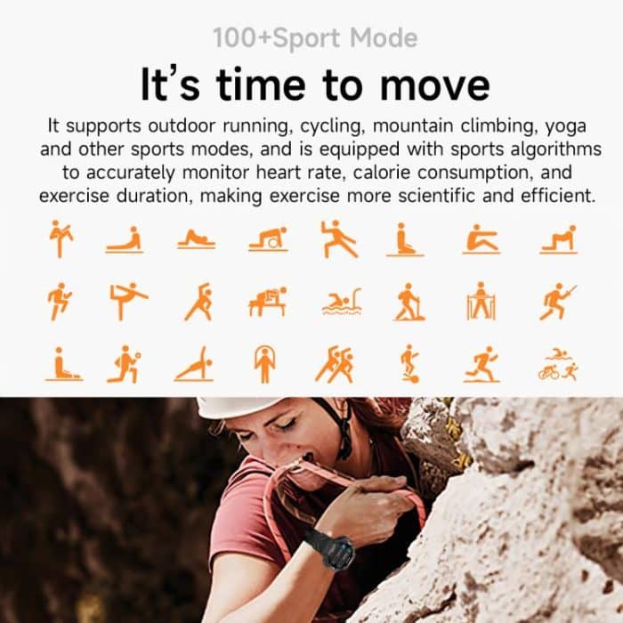 KC91 1.39 inch IPS Screen 3ATM Outdoor GPS Smart Watch with Flashlight – Bild 12