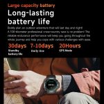 KC91 1.39 inch IPS Screen 3ATM Outdoor GPS Smart Watch with Flashlight – Bild 13