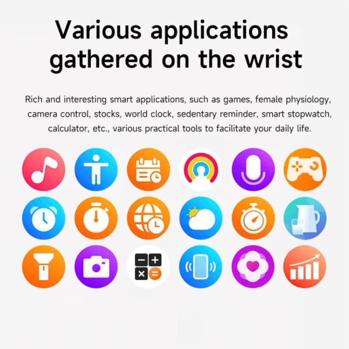 KC91 1.39 inch IPS Screen 3ATM Outdoor GPS Smart Watch with Flashlight – Bild 15