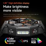 KC91 1.39 inch IPS Screen 3ATM Outdoor GPS Smart Watch with Flashlight – Bild 3