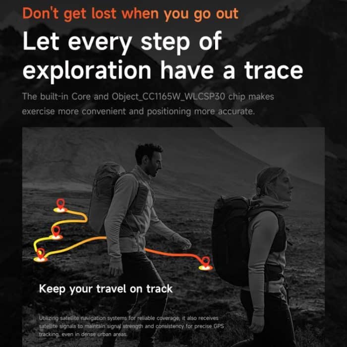 KC91 1.39 inch IPS Screen 3ATM Outdoor GPS Smart Watch with Flashlight – Bild 4