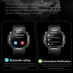 KC91 1.39 inch IPS Screen 3ATM Outdoor GPS Smart Watch with Flashlight – Bild 6