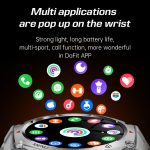 KT85 1.43 inch Screen 5ATM Outdoor Sports Smart Watch with Strong Flashlight – Bild 16