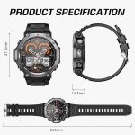 KT85 1.43 inch Screen 5ATM Outdoor Sports Smart Watch with Strong Flashlight – Bild 17