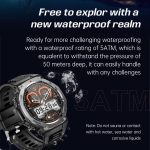 KT85 1.43 inch Screen 5ATM Outdoor Sports Smart Watch with Strong Flashlight – Bild 8