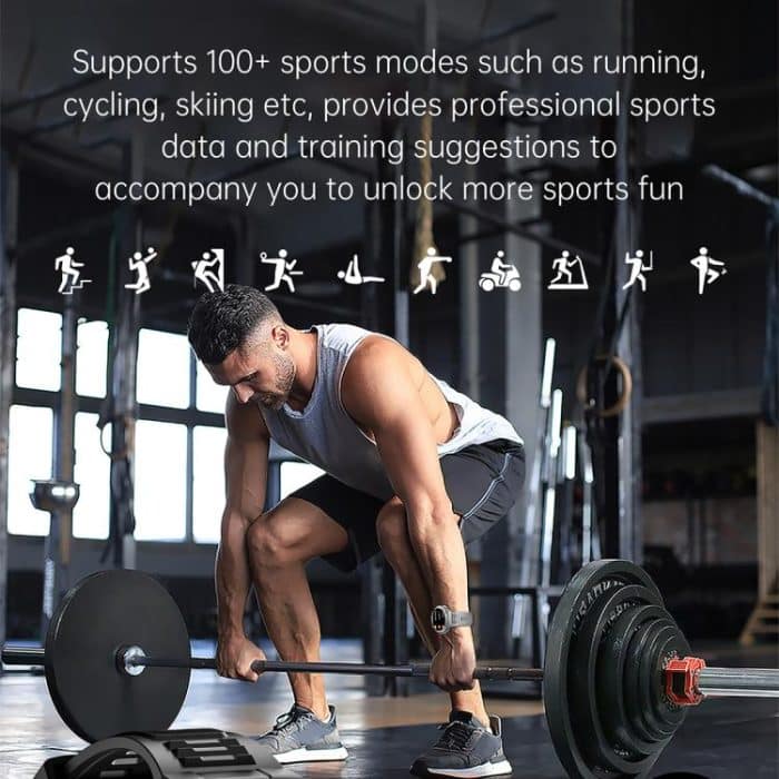 KT85 1.43 inch Screen 5ATM Outdoor Sports Smart Watch with Strong Flashlight – Bild 10