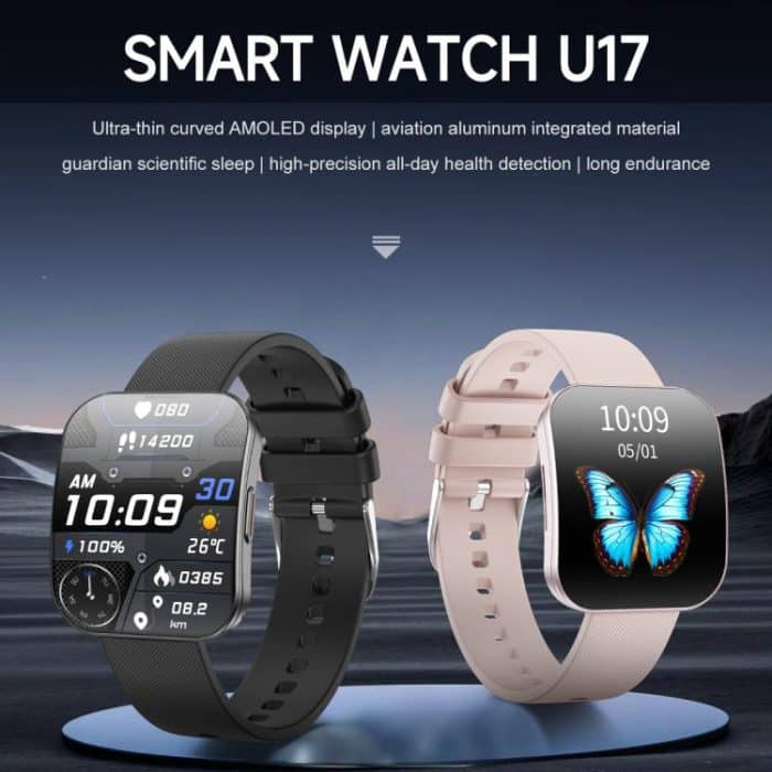 U17 1.85 inch Ultra-thin Curved Screen IP68 Sports Smart Watch – Bild 2