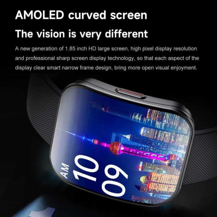 U17 1.85 inch Ultra-thin Curved Screen IP68 Sports Smart Watch – Bild 3