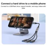 3 in 1 OTG Expander Splitter Dock Station, USB-A to USB-A, USB-C / Type-C to USB-A – Bild 5