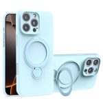 Liquid Silicone MagSafe Holder Phone Case, For iPhone 16 Pro Max, For iPhone 16 Pro