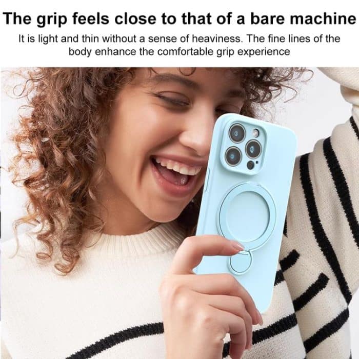 Liquid Silicone MagSafe Holder Phone Case, For iPhone 16, For iPhone 15 Pro Max – Bild 8