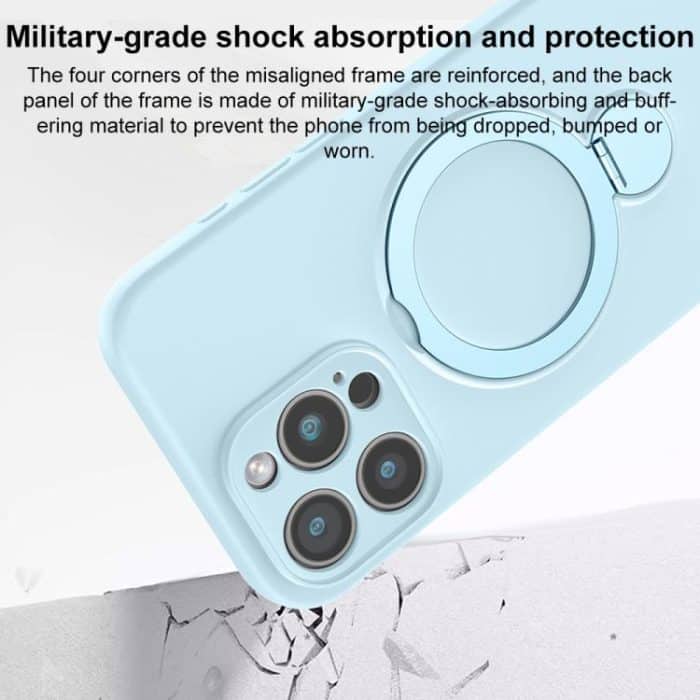 Liquid Silicone MagSafe Holder Phone Case, For iPhone 16, For iPhone 15 Pro Max – Bild 9