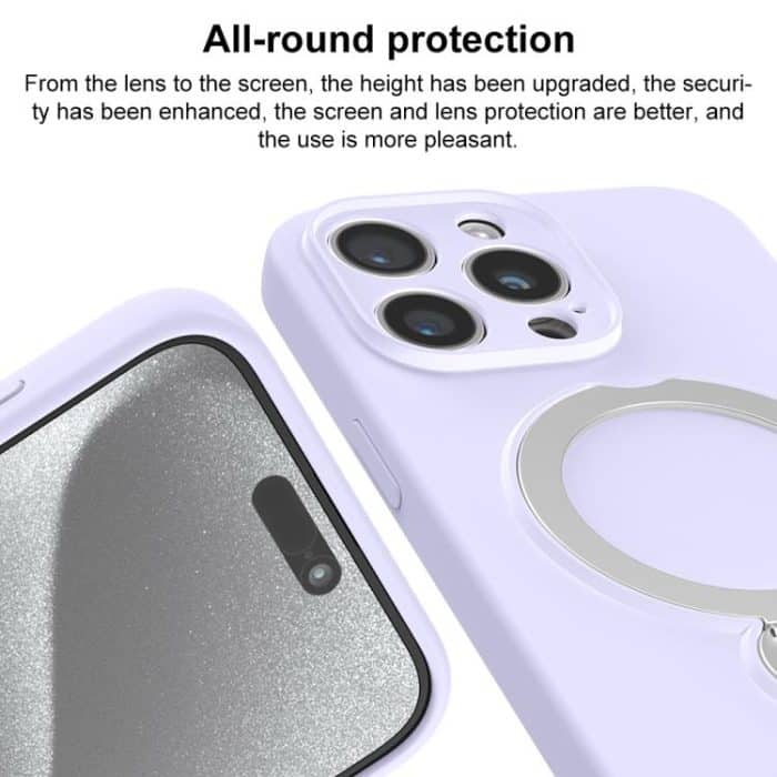 Liquid Silicone MagSafe Holder Phone Case, For iPhone 16, For iPhone 15 Pro Max – Bild 10