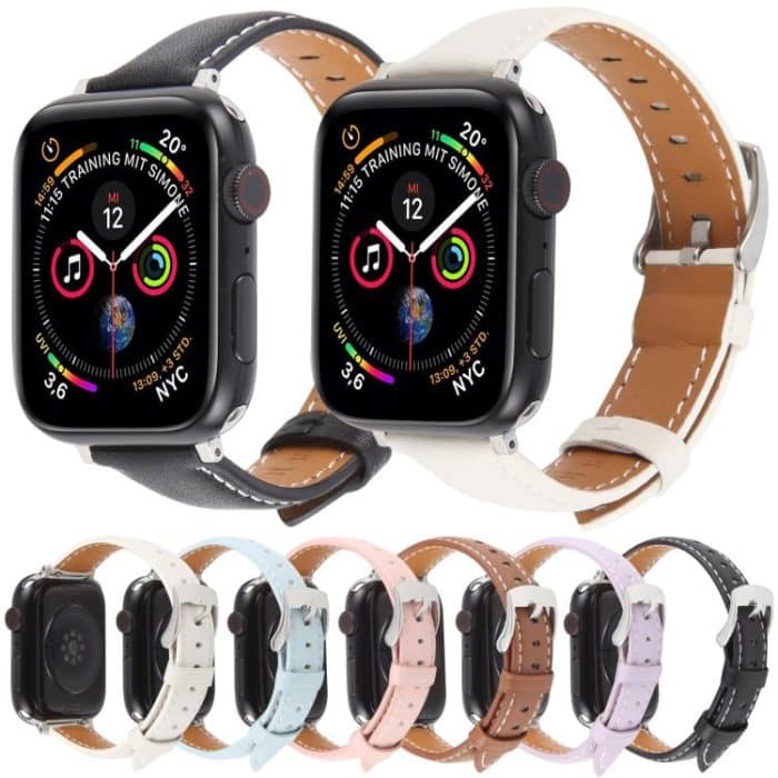 Silk Microfiber Leather Watch Band, For Apple Watch 46mm / 49mm / 45mm / 44mm, For Apple Watch 42mm / 41mm / 40mm / 38mm – Bild 2