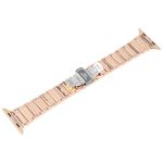 Three Beads Ceramics 18mm Steel Watch Band, For Apple Watch 46mm / 49mm / 45mm / 44mm, For Apple Watch 42mm / 41mm / 40mm / 38mm – Bild 7