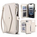 Multifunctional Wallet Detachable Leather Phone Case with Lanyard, For iPhone 16e, For iPhone 16 Pro Max, For iPhone 16 Pro, For iPhone 16 Plus