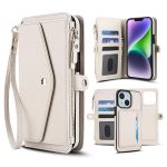Multifunctional Wallet Detachable Leather Phone Case with Lanyard, For iPhone 15, For iPhone 14 Plus, For iPhone 14, For iPhone 14 Pro