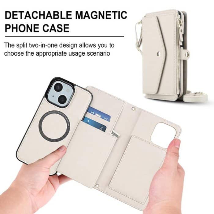 Multifunctional Wallet Detachable Leather Phone Case with Lanyard, For iPhone 15, For iPhone 14 Plus, For iPhone 14, For iPhone 14 Pro – Bild 2