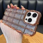 Wavy Texture Water Ripples Glitter Paper TPU Phone Case, For iPhone 14 Plus, For iPhone 14, For iPhone 14 Pro, For iPhone 14 Pro Max