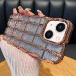 Wavy Texture Water Ripples Glitter Paper TPU Phone Case, For iPhone 15 Pro Max, For iPhone 15 Pro, For iPhone 15 Plus, For iPhone 15