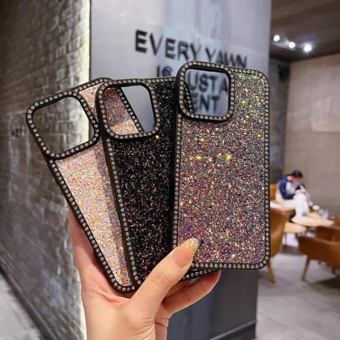 Diamond Glitter Shiny Surface TPU Phone Case, For iPhone 15 Pro Max, For iPhone 15 Pro, For iPhone 15, For iPhone 14 – Bild 3