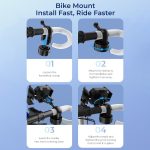 OUKITEL 360 Degree Rotating Adjustable Bicycle Phone Mount Holder – Bild 14