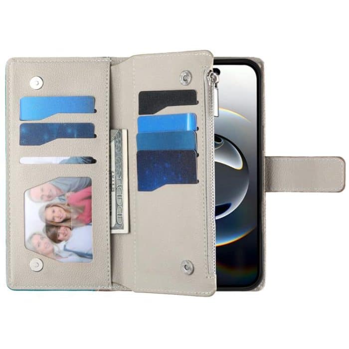 Stitching Multi-card Zipper Wallet Leather Phone Case with Short Strap, For iPhone 17 Pro Max, For iPhone 17 Pro, For iPhone 17, For iPhone 17 Air – Bild 4