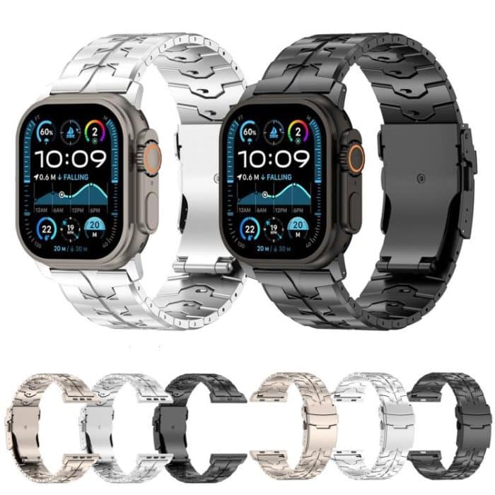 26mm Quick Release Flat Buckle Titanium Alloy Watch Band, For Apple Watch 46mm / 49mm / 45mm / 44mm – Bild 3