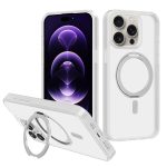 Kalebol Rotating Holder MagSafe PC Hybrid TPU Phone Case, For iPhone 16 Pro Max, For iPhone 16 Pro, For iPhone 16 Plus, For iPhone 16