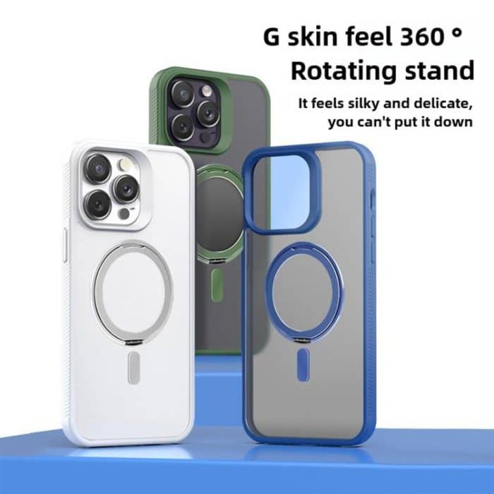 Kalebol Rotating Holder MagSafe PC Hybrid TPU Phone Case, For iPhone 16 Pro Max, For iPhone 16 Pro, For iPhone 16 Plus, For iPhone 16 – Bild 2