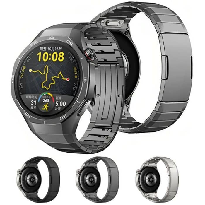 One Bead Side Slide Titanium Alloy Quick Release Watch Band, For Huawei Watch GT 5 Pro – Bild 2