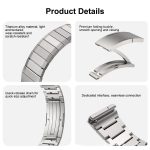 One Bead Bamboo Joint HW Buckle Titanium Alloy Watch Band, For Huawei Watch 4 Pro – Bild 5