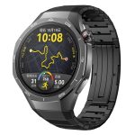 One Bead Bamboo Joint HW Buckle Stainless Steel Watch Band, For Huawei Watch GT 5 46mm, For Huawei Watch GT 4 46mm