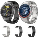 One Bead Bamboo Joint HW Buckle Stainless Steel Watch Band, For Huawei Watch GT 5 46mm, For Huawei Watch GT 4 46mm – Bild 2