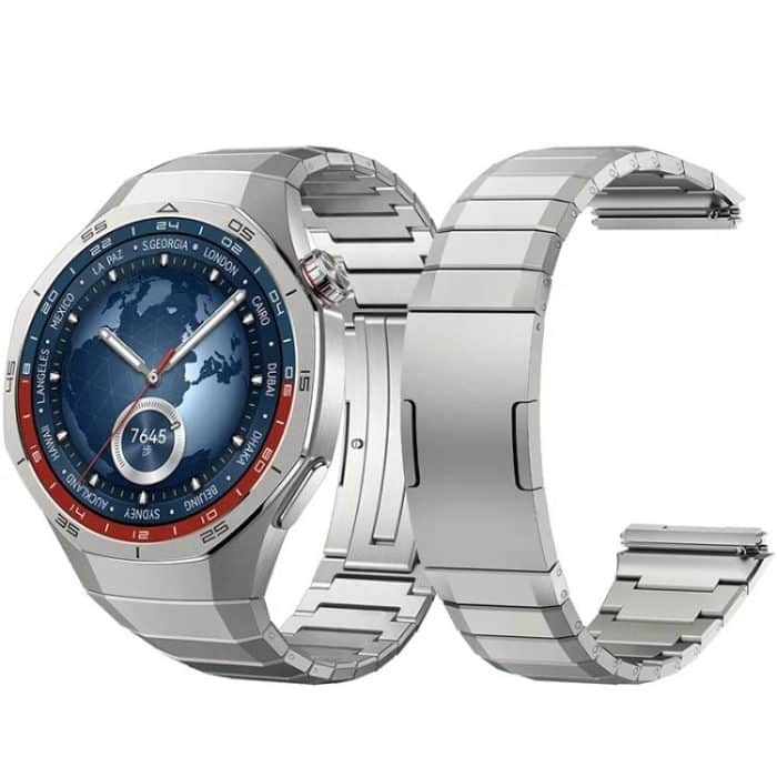 One Bead Bamboo Joint HW Buckle Stainless Steel Watch Band, For Huawei Watch GT 5 46mm, For Huawei Watch GT 4 46mm – Bild 3