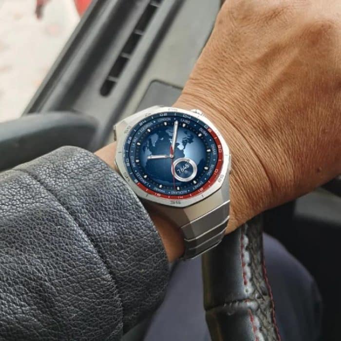 One Bead Bamboo Joint HW Buckle Stainless Steel Watch Band, For Huawei Watch GT 5 46mm, For Huawei Watch GT 4 46mm – Bild 6