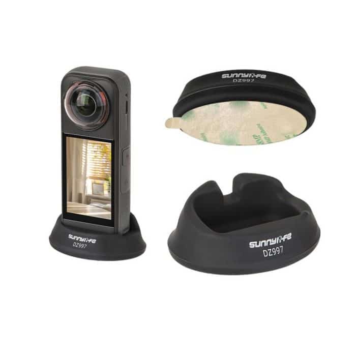 EDA008219801A.jpg For Insta360 X5 / X4 Sunnylife Silicone Stand Base, Car Base, Tabletop Base – Bild 1