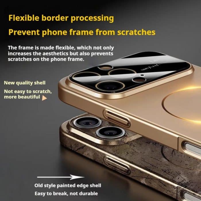 Kalebol Large Window MagSafe Frosted PC Phone Case, For iPhone 15 Pro Max, For iPhone 15 Pro – Bild 5