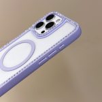 Large Lens Hole Rhinestone Frame MagSafe Phone Case, For iPhone 16 Pro Max, For iPhone 16 Pro, For iPhone 16 Plus, For iPhone 16 – Bild 5