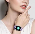 Double Loop Mechanical Buckle Nylon Braid Watch Band, For Apple Watch 46mm / 49mm / 45mm / 44mm – Bild 5