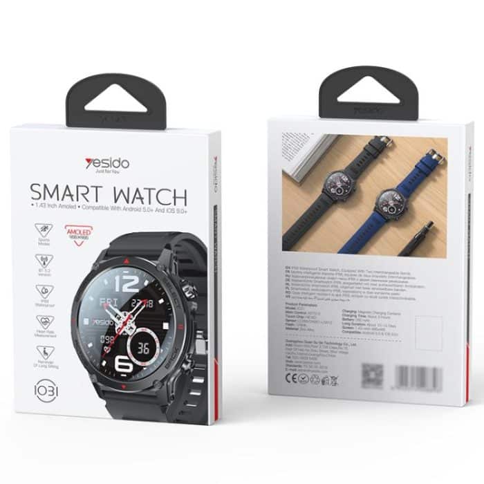 Yesido IO31 1.43 inch AMOLED Screen Smart Watch Support BT Call / Heart Rate, IO31 – Bild 14