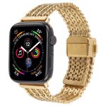 Magnetic Snap Clasp Steel Mesh Metal Watch Band, For Apple Watch 46mm / 49mm / 45mm / 44mm, For Apple Watch 42mm / 41mm / 40mm / 38mm