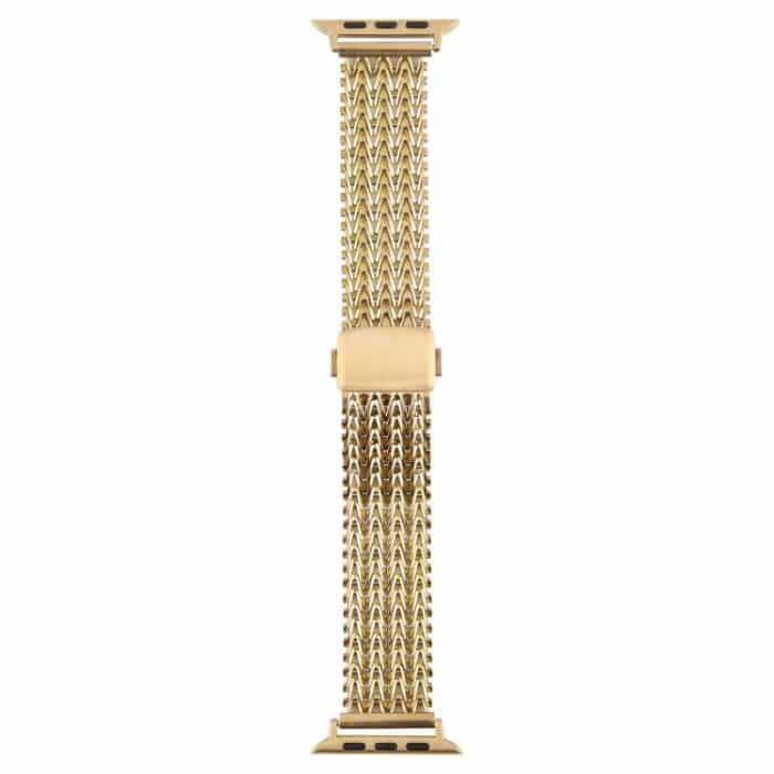 Magnetic Snap Clasp Steel Mesh Metal Watch Band, For Apple Watch 46mm / 49mm / 45mm / 44mm, For Apple Watch 42mm / 41mm / 40mm / 38mm – Bild 6