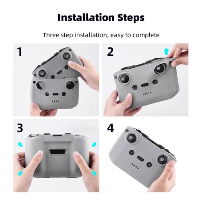 BRDRC Remote Control Shockproof Anti-scratch Silicone Case, For DJI RC-N2 / RC-N1 – Bild 14