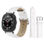 xDfind Bamboo Texture Pin Buckle Leather Watch Band, For Samsung Galaxy Watch Ultra / Ultra 2025 22mm, For Samsung Galaxy Watch8 / Wacth8 Classic 22mm, For Samsung Galaxy Watch7 / FE / 6 / 5 / 4 20mm, For Samsung Galaxy Fit3 SM-R390 20mm
